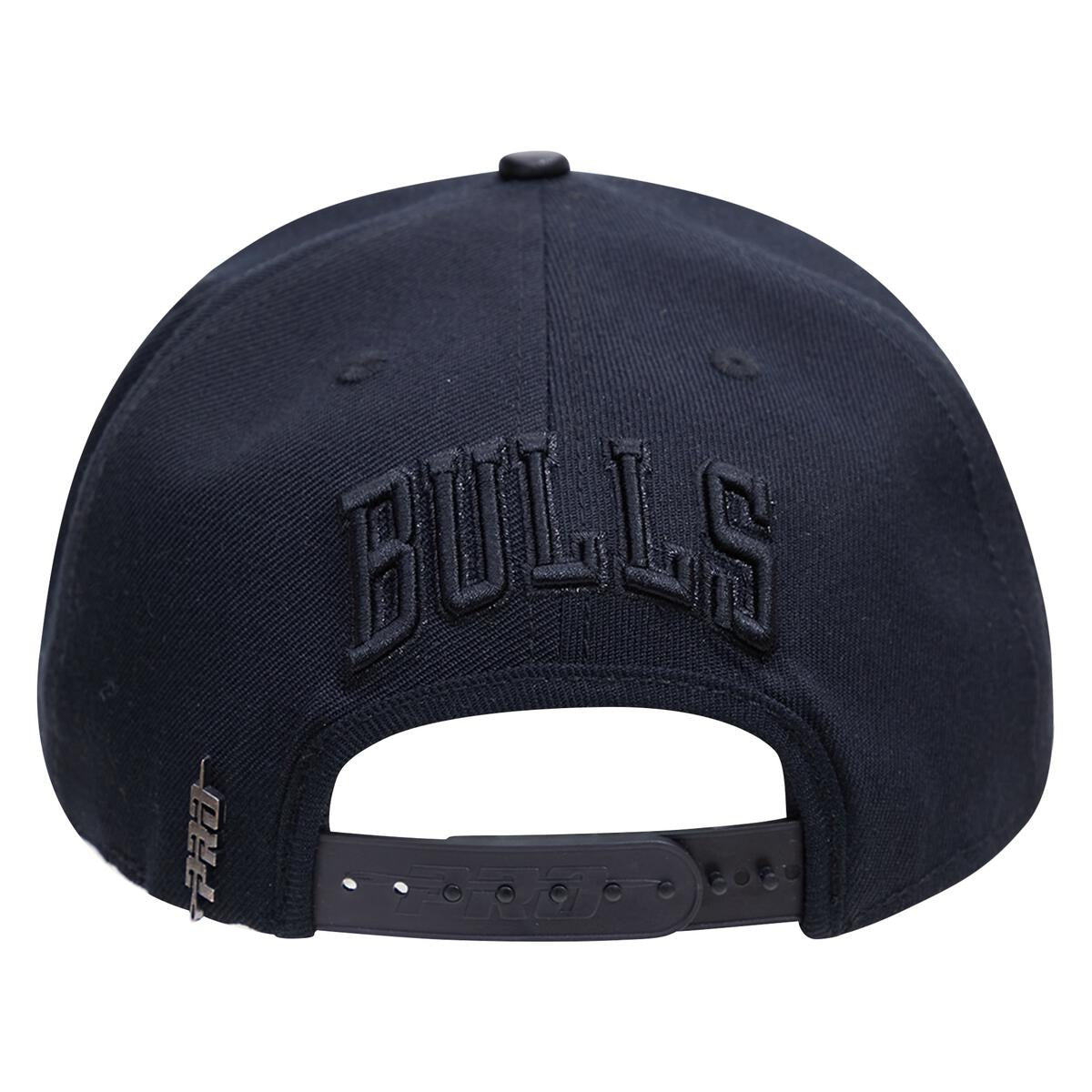 Chicago Bulls Triple Black Wool Blend Pro Six Snapback