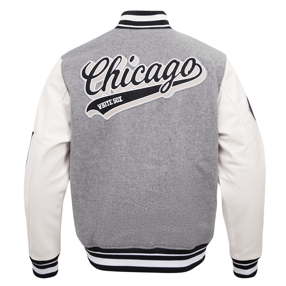Chicago White Sox Script Tail Wool Varsity Jacket