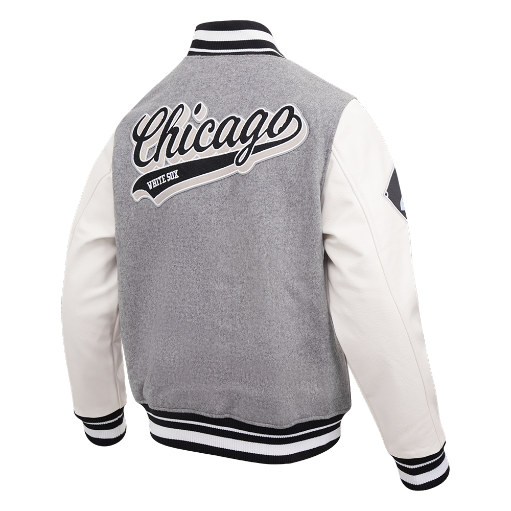 Chicago White Sox Script Tail Wool Varsity Jacket