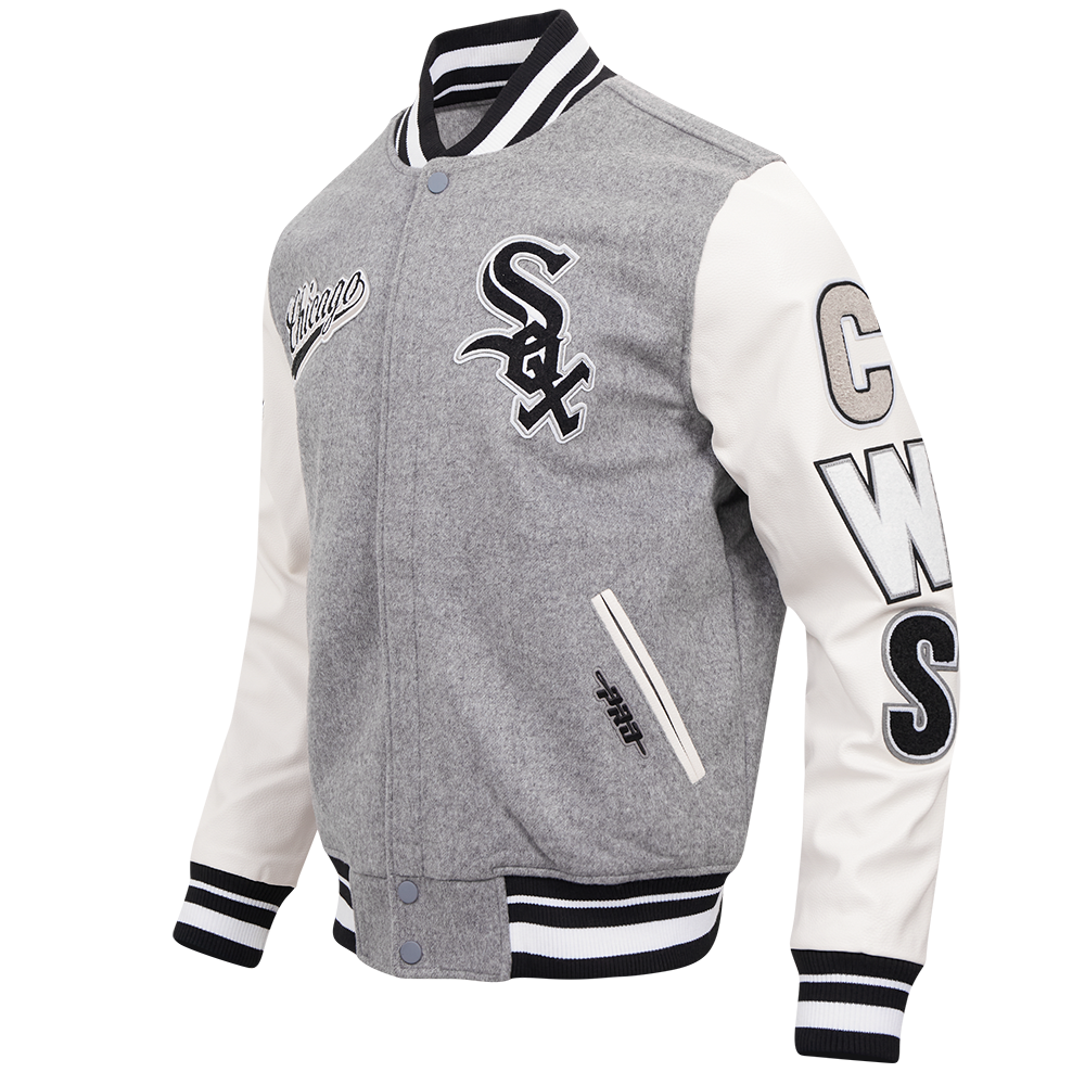 Chicago White Sox Script Tail Wool Varsity Jacket