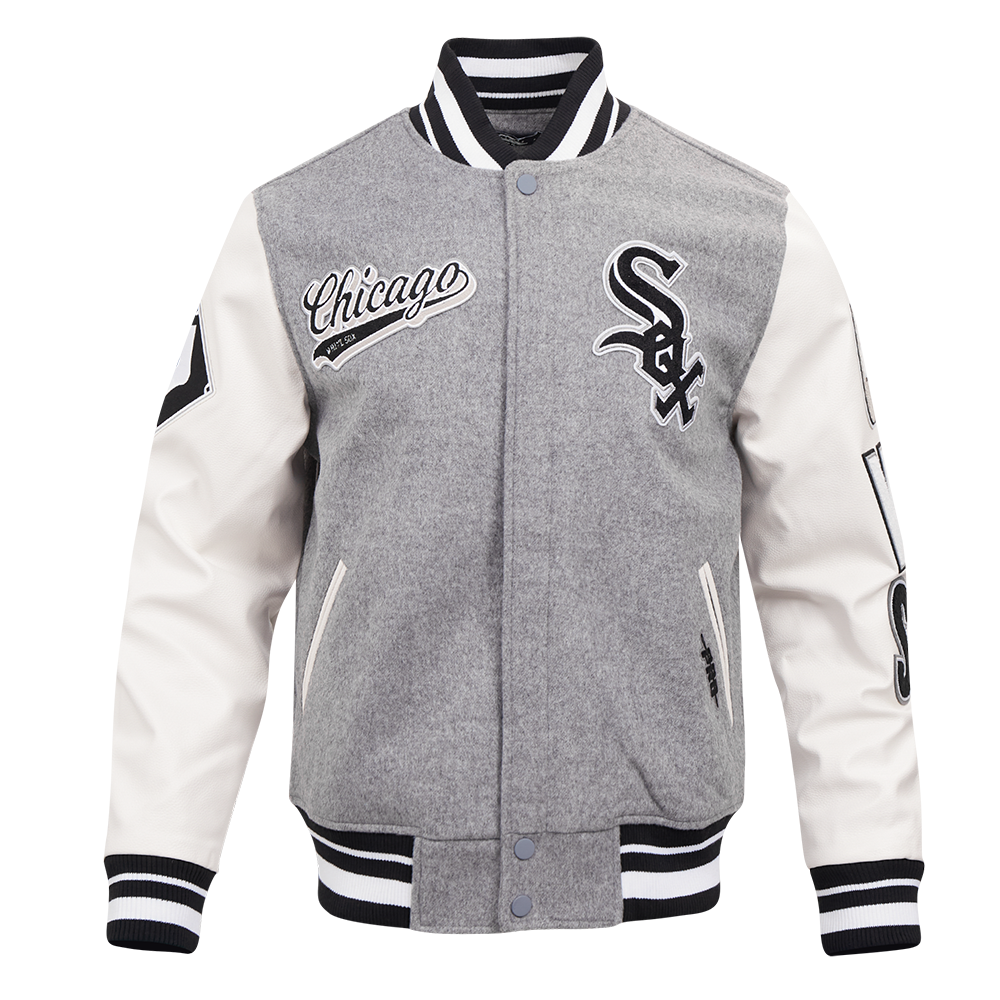 Chicago White Sox Script Tail Wool Varsity Jacket