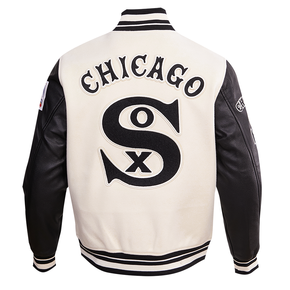 CHICAGO WHITE SOX MEN'S VARSITY JACKET RETRO CLASSICS