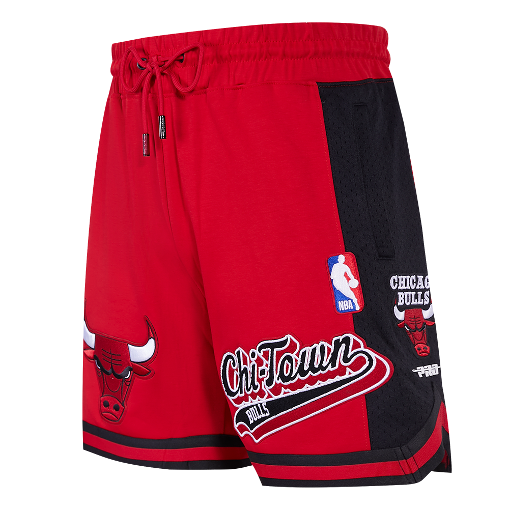Chicago Bulls Athletic Script Tail Shorts