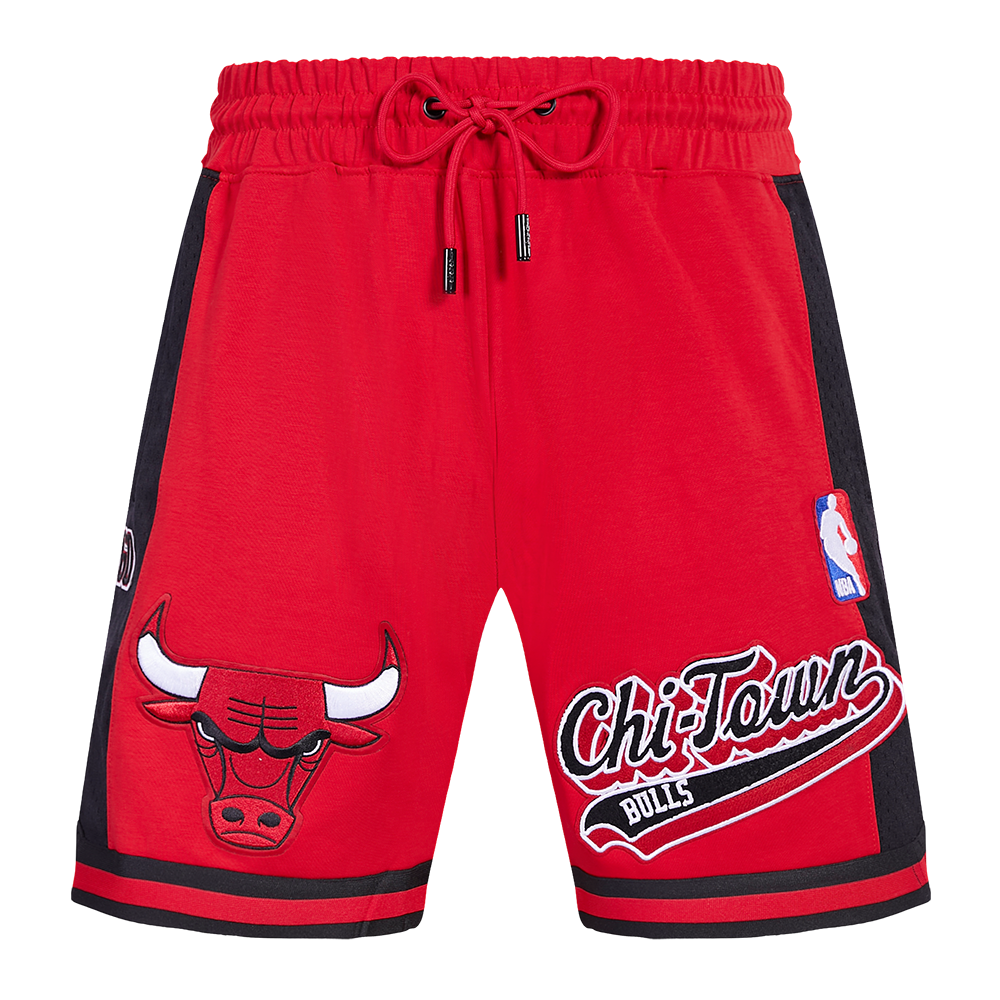 Chicago Bulls Athletic Script Tail Shorts