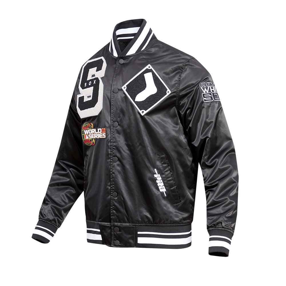 Chicago White Sox Men's Satin Jacket Mash Up