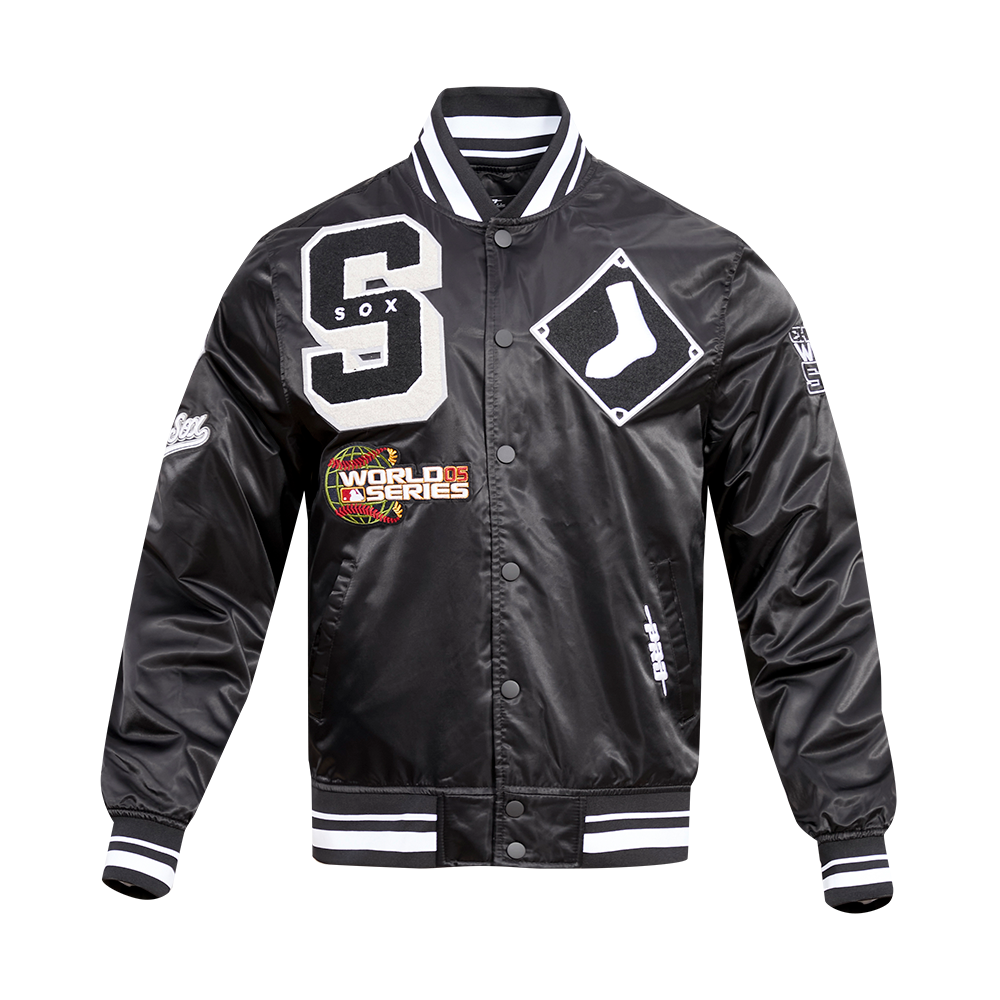 Chicago White Sox Men's Satin Jacket Mash Up