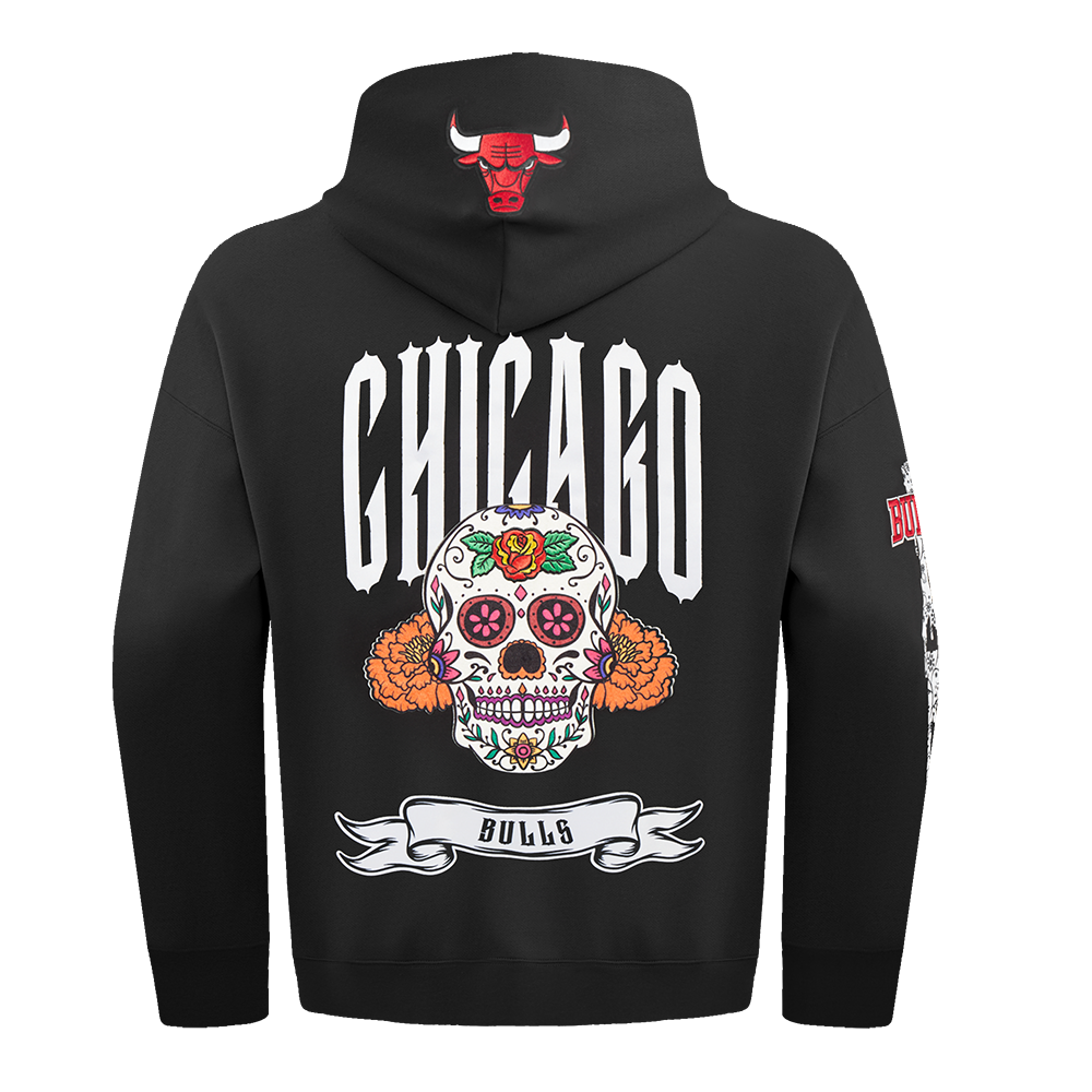 Chicago Bulls Men's Pull Over Hoodie Rib Cage