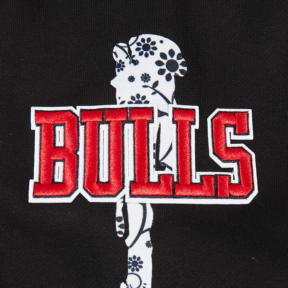 Chicago Bulls Men's Pull Over Hoodie Rib Cage