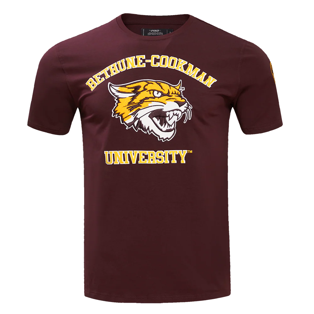 BETHUNE-COOKMAN UNIVERSITY CLASSIC MEN'S STACKED LOGO TEE
