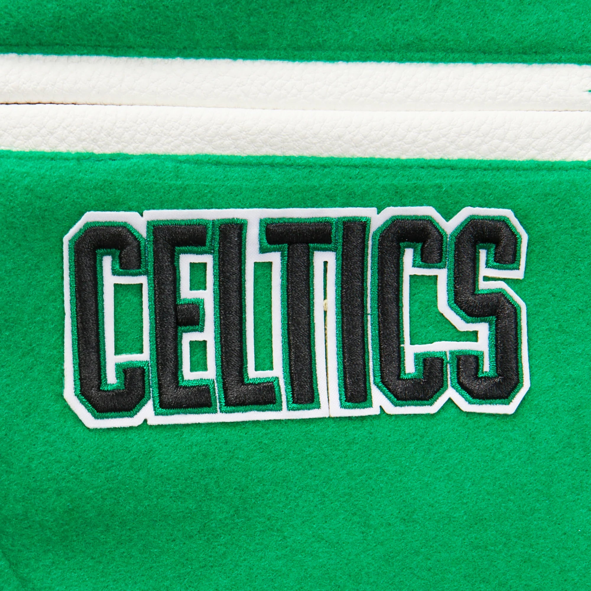 NBA BOSTON CELTICS RETRO CLASSIC BIG BOYS RIB WOOL VARSITY JACKET