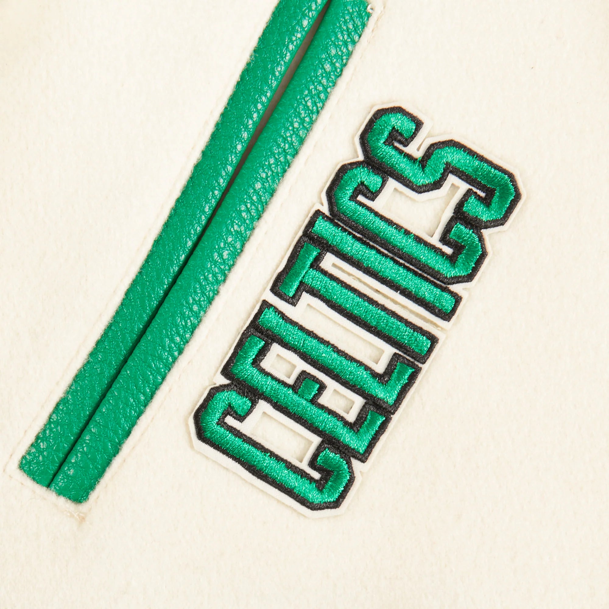 NBA BOSTON CELTICS RETRO CLASSIC LITTLE BOYS RIB WOOL VARSITY JACKET