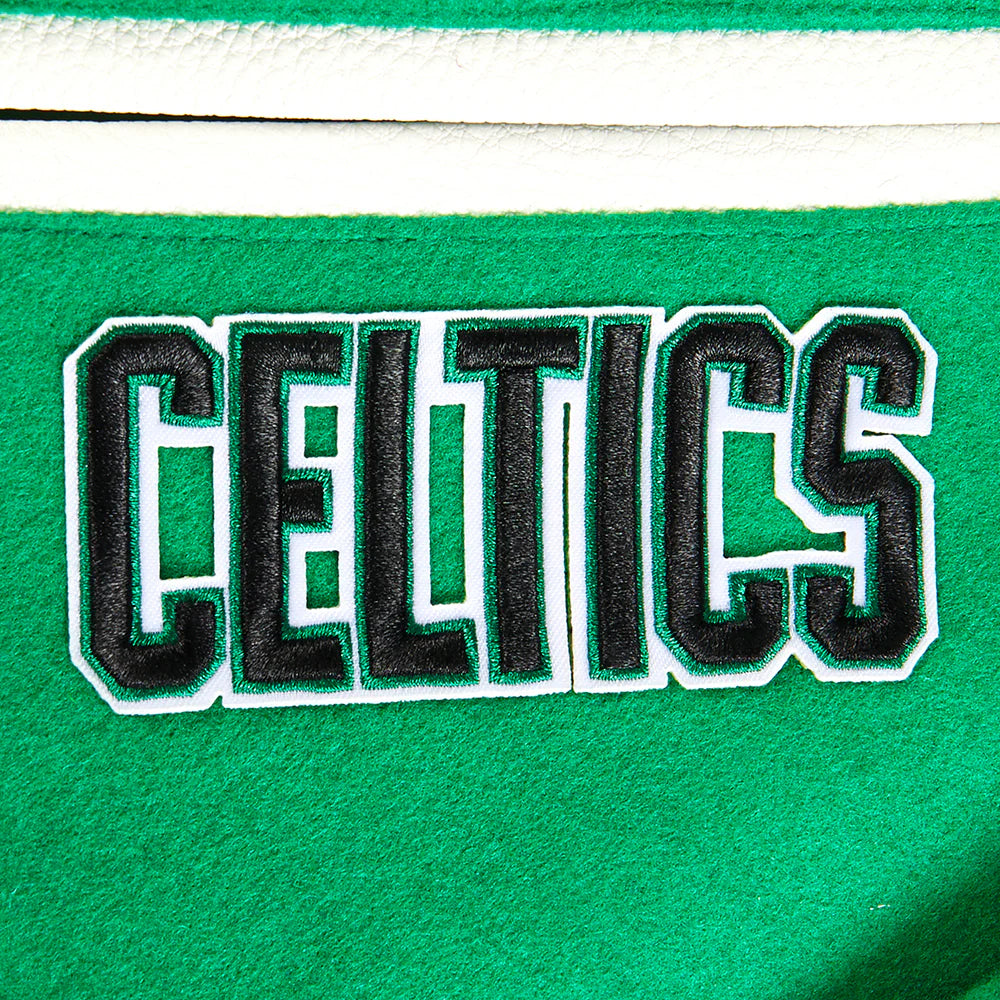NBA BOSTON CELTICS RETRO CLASSIC LITTLE BOYS RIB WOOL VARSITY JACKET
