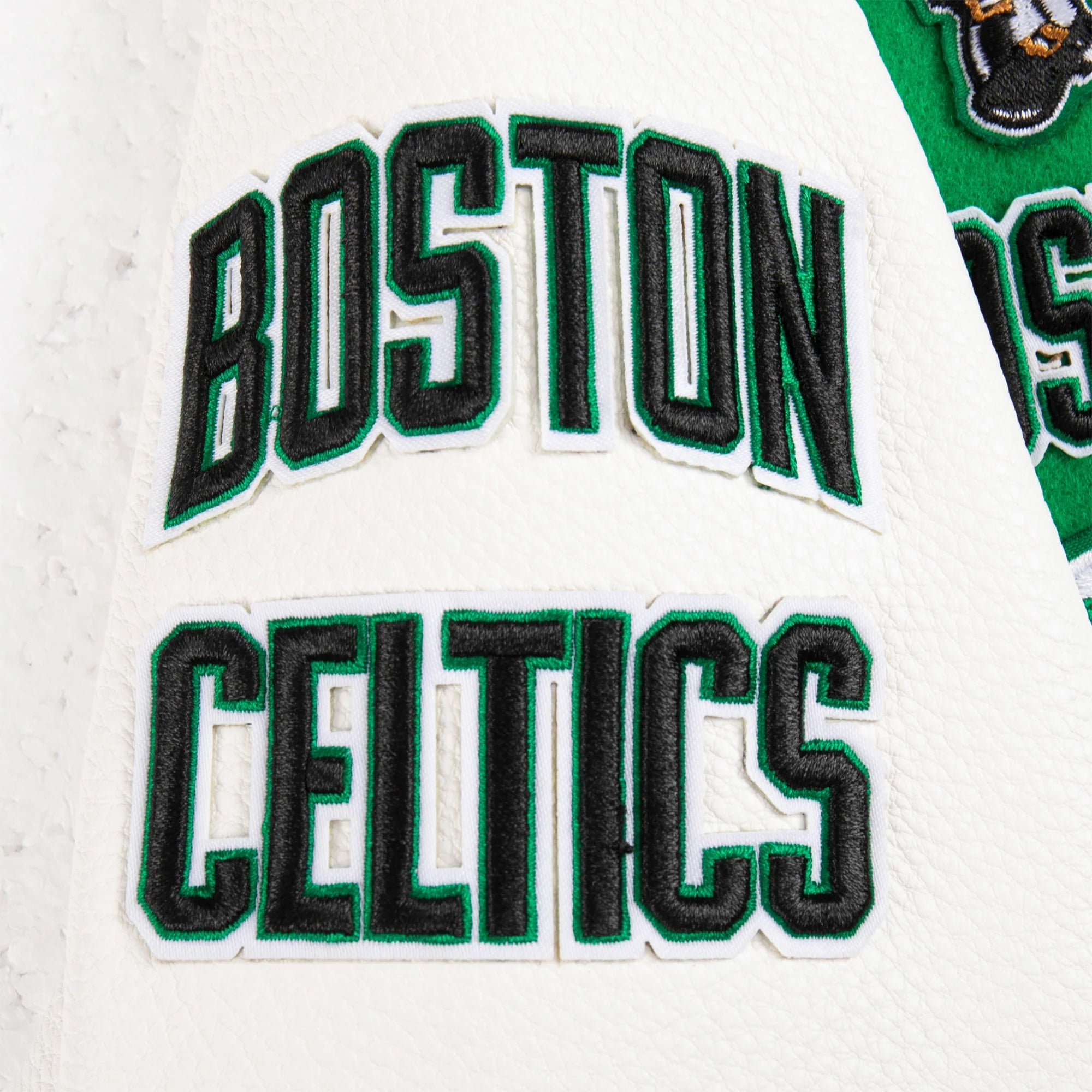 NBA BOSTON CELTICS RETRO CLASSIC TODDLER BOYS RIB WOOL VARSITY JACKET