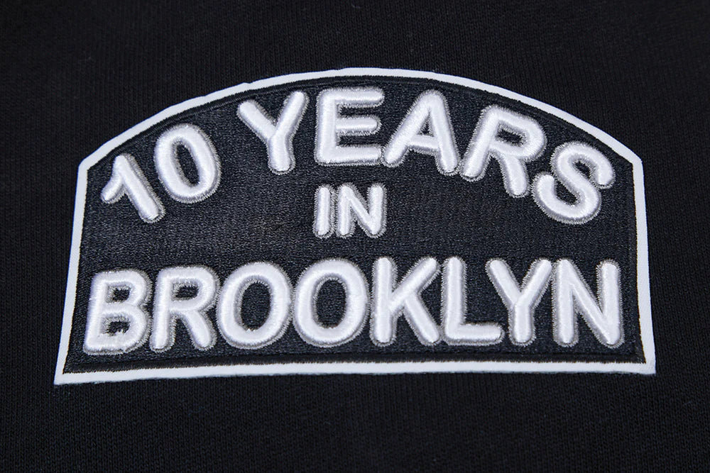 NBA BROOKLYN NETS RETRO CLASSIC MEN'S PULLOVER HOODIE