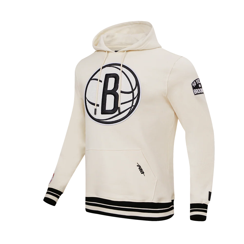 NBA BROOKLYN NETS RETRO CLASSIC MEN'S PULLOVER HOODIE