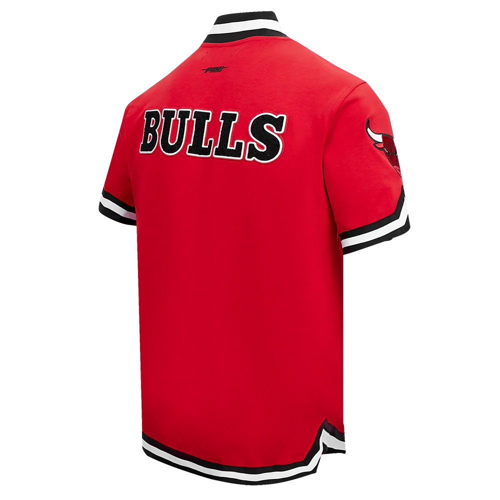 NBA CHICAGO BULLS CLASSIC MEN'S PRO SS DOUBLE KNIT JACKET