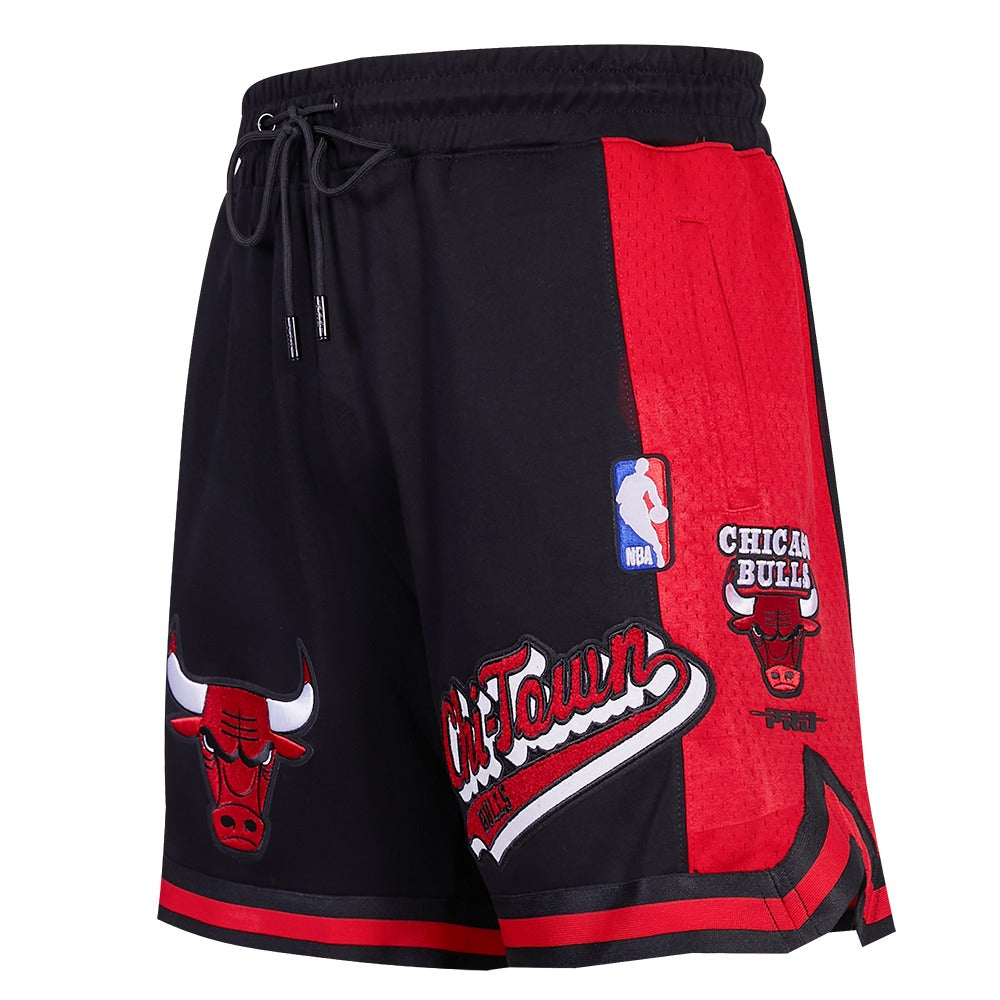 Chicago Bulls Athletic Script Tail Shorts