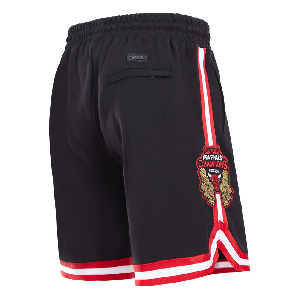 CHICAGO BULLS MEN'S ATHLETIC SHORT CLASSIC CHENILLE