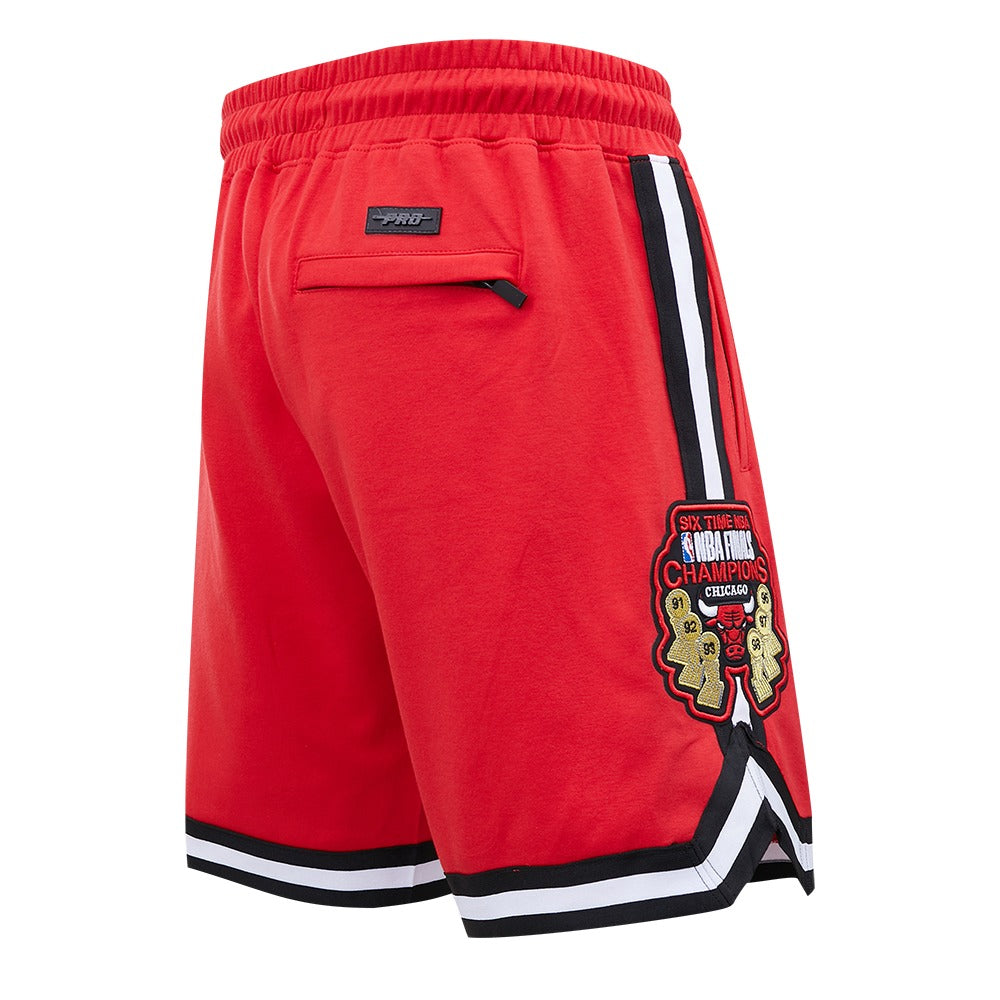 CHICAGO BULLS MEN'S ATHLETIC SHORT CLASSIC CHENILLE