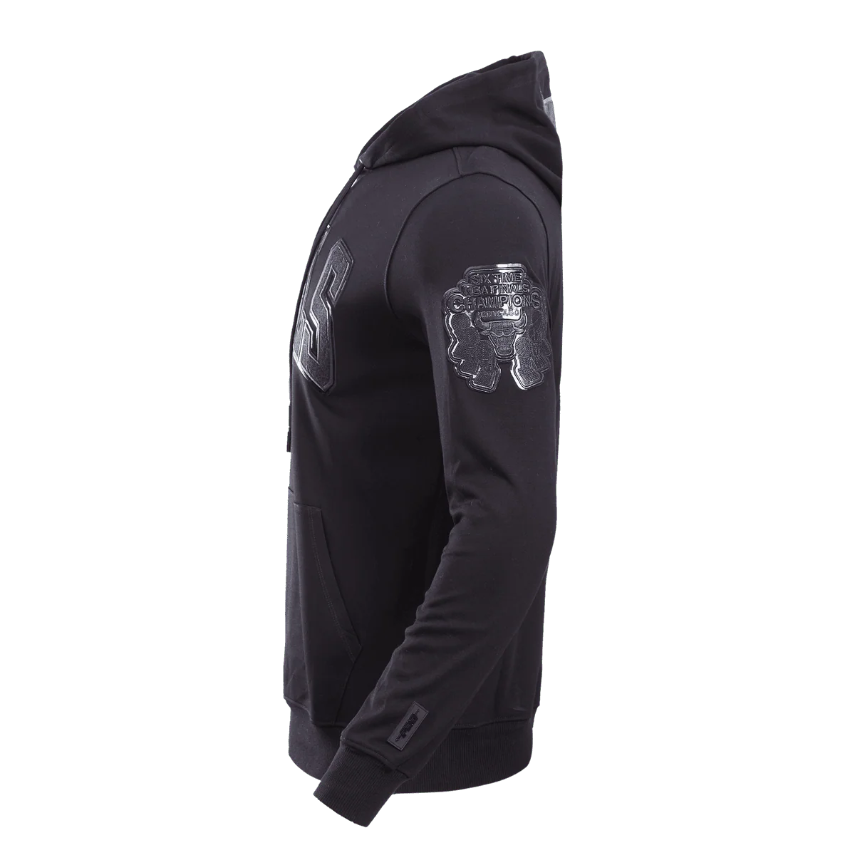 NBA CHICAGO BULLS TRIPLE BLACK LOGO HOODIE