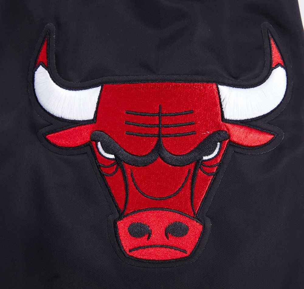 CHICAGO BULLS SCRIPT TAIL SATIN JACKET