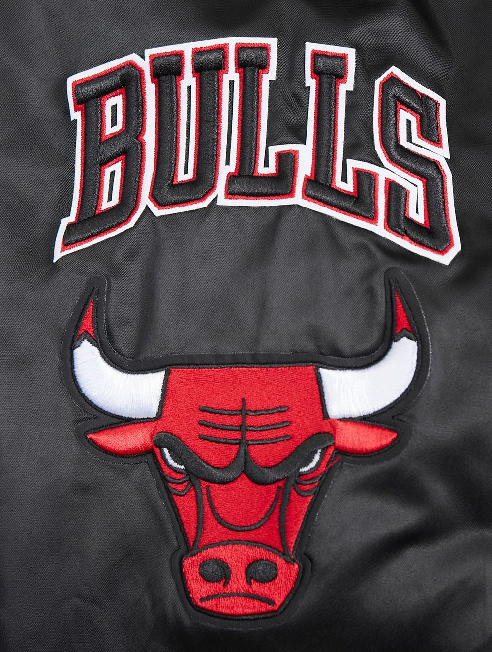Chicago Bulls Men's Satin Jacket Old English