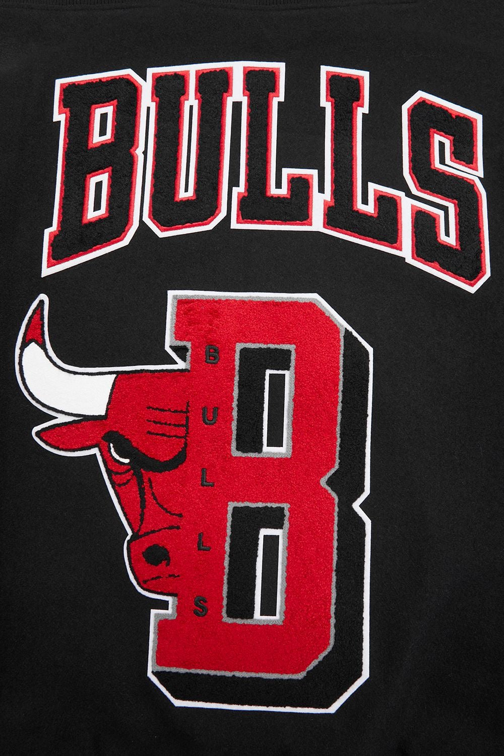 CHICAGO BULLS MASH UP WOOL VARSITY JACKET