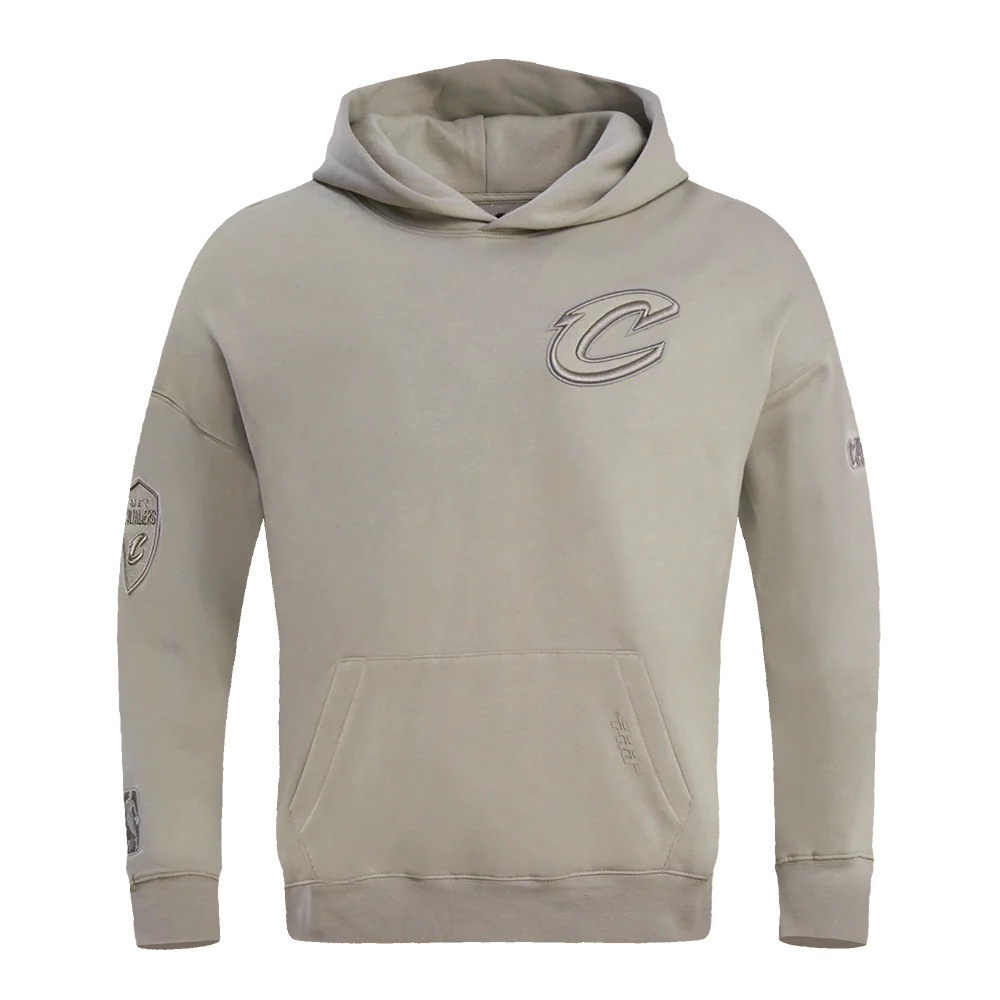 NBA CLEVELAND CAVALIERS NEUTRAL DROP SHOULDER MEN'S PULLOVER HOODIE