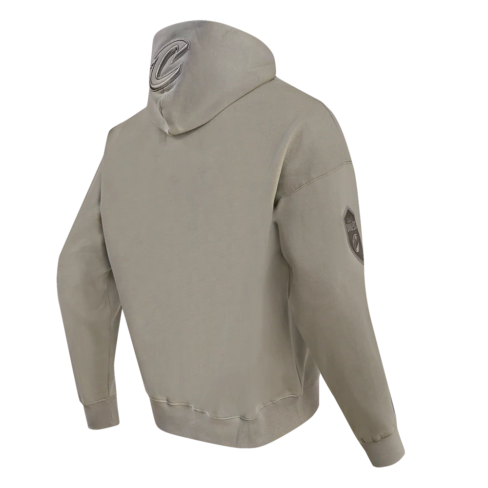 NBA CLEVELAND CAVALIERS NEUTRAL DROP SHOULDER MEN'S PULLOVER HOODIE