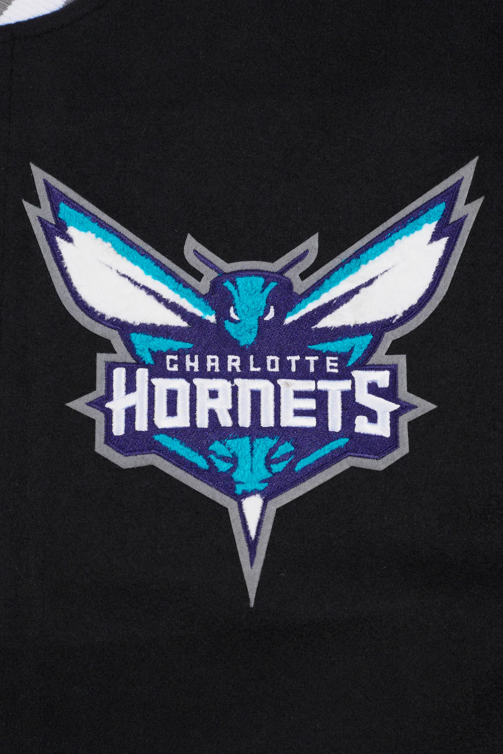 NBA CHARLOTTE HORNETS MASHUP MEN'S RIB WOOL VARSITY JACKET