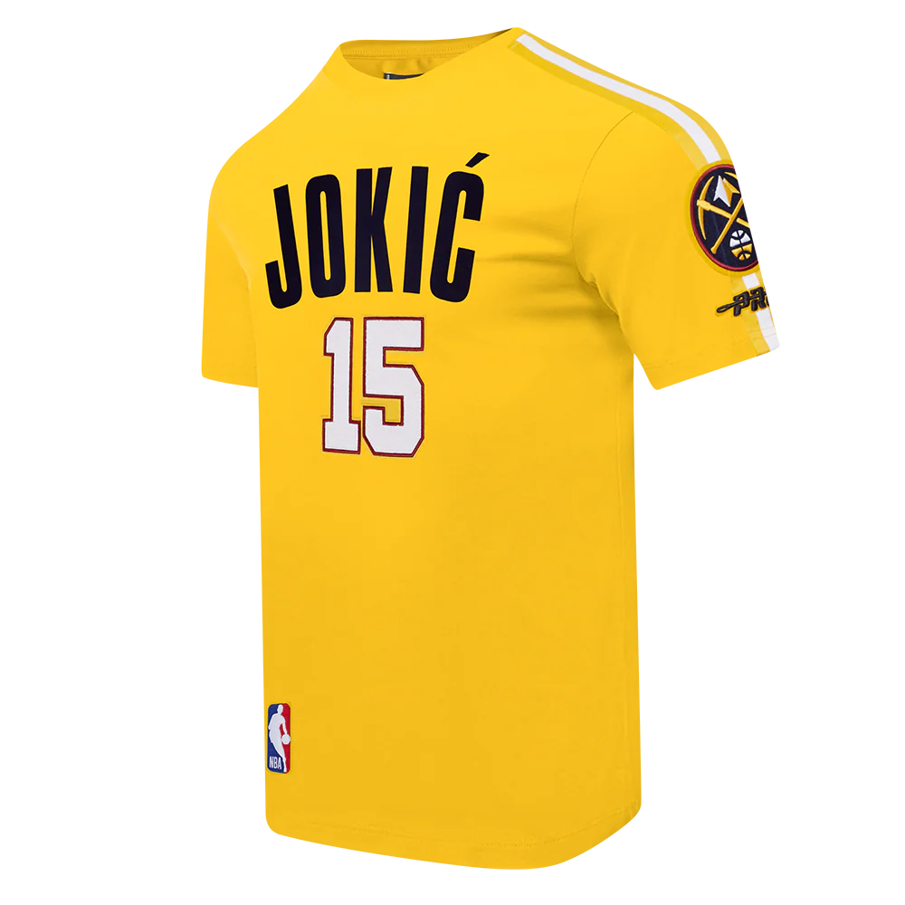 NBA DENVER NUGGETS NIKOLA JOKIC #15 CLASSIC PNN MEN'S SJ TAPING TEE