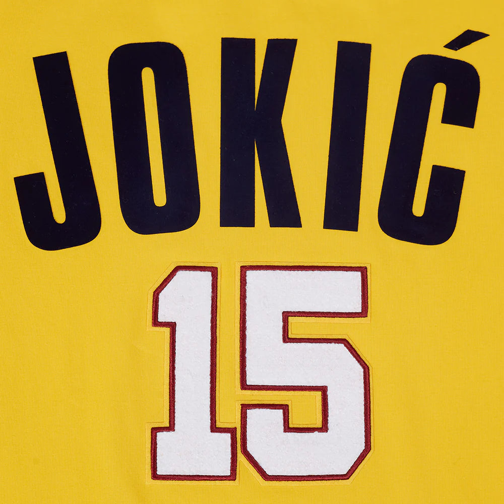 NBA DENVER NUGGETS NIKOLA JOKIC #15 CLASSIC PNN MEN'S SJ TAPING TEE