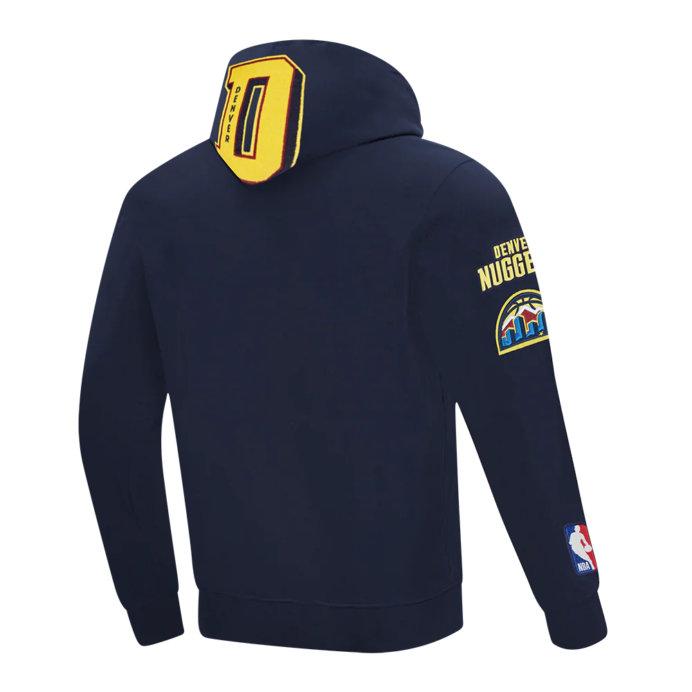 NBA DENVER NUGGETS MASHUP MEN'S RIB PULLOVER HOODIE