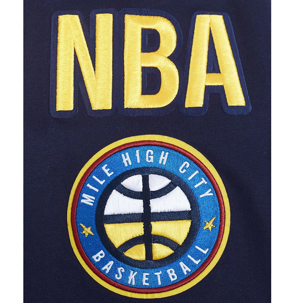 NBA DENVER NUGGETS MASHUP MEN'S RIB PULLOVER HOODIE
