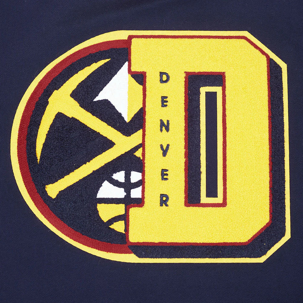 NBA DENVER NUGGETS MASHUP MEN'S RIB PULLOVER HOODIE