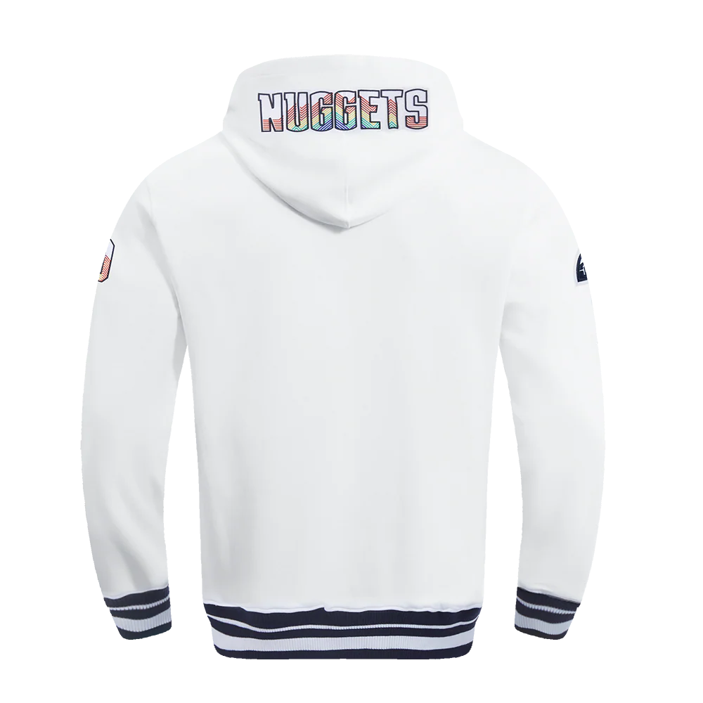 NBA DENVER NUGGETS CITY EDITION 24-25 MEN'S RIB FLEECE PULLOVER HOODIE