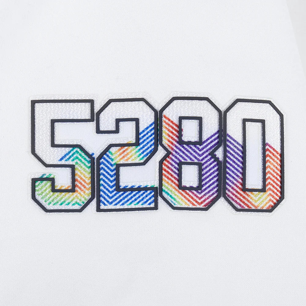 NBA DENVER NUGGETS CITY EDITION 24-25 MEN'S RIB FLEECE PULLOVER HOODIE