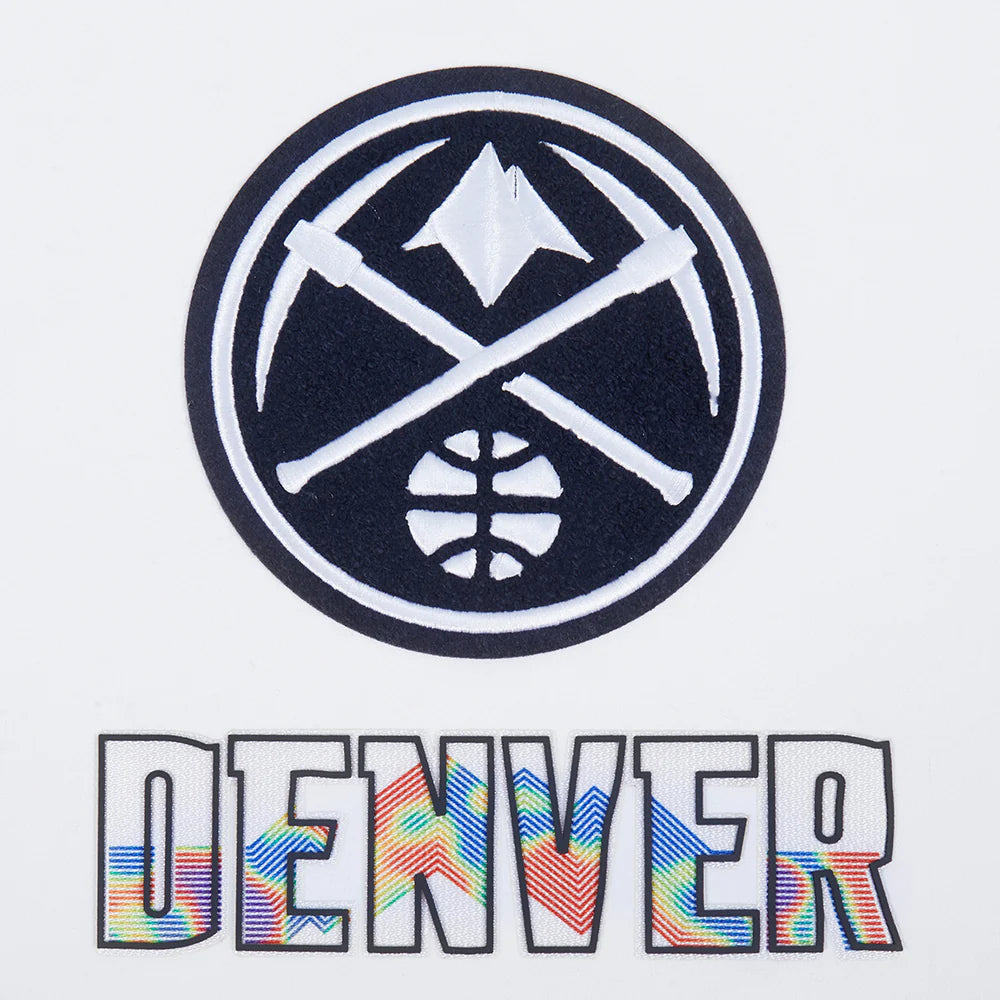 NBA DENVER NUGGETS CITY EDITION 24-25 MEN'S RIB FLEECE PULLOVER HOODIE