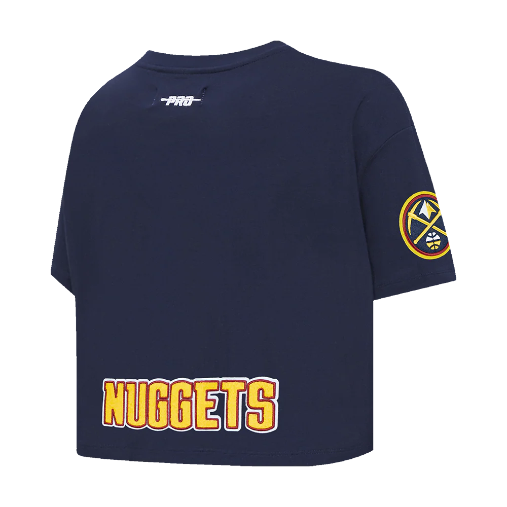 NBA DENVER NUGGETS NIKOLA JOKIC #15 CLASSIC PLAYER NAME AND NUMBER WOMEN'S SJ BOXY TEE