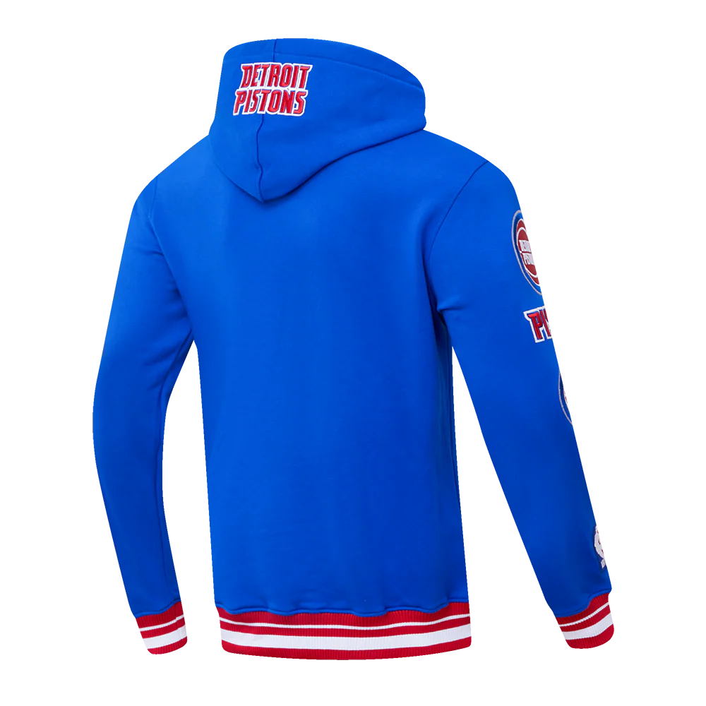 NBA DETROIT PISTONS RETRO CLASSIC MEN'S PULLOVER HOODIE
