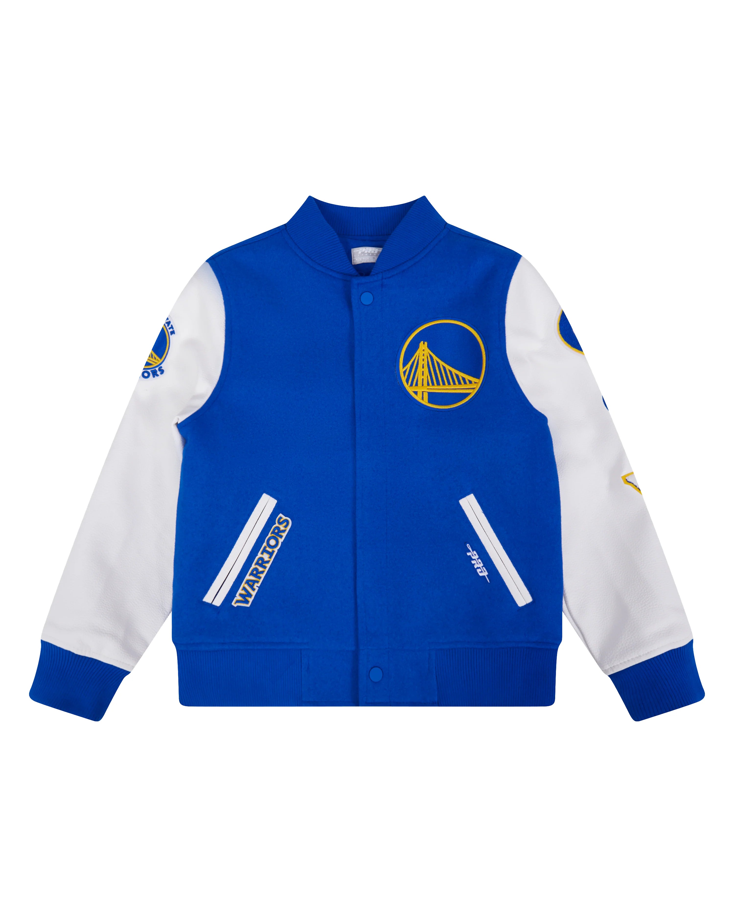 NBA GOLDEN STATE WARRIORS CLASSIC BIG BOYS WOOL VARSITY JACKET
