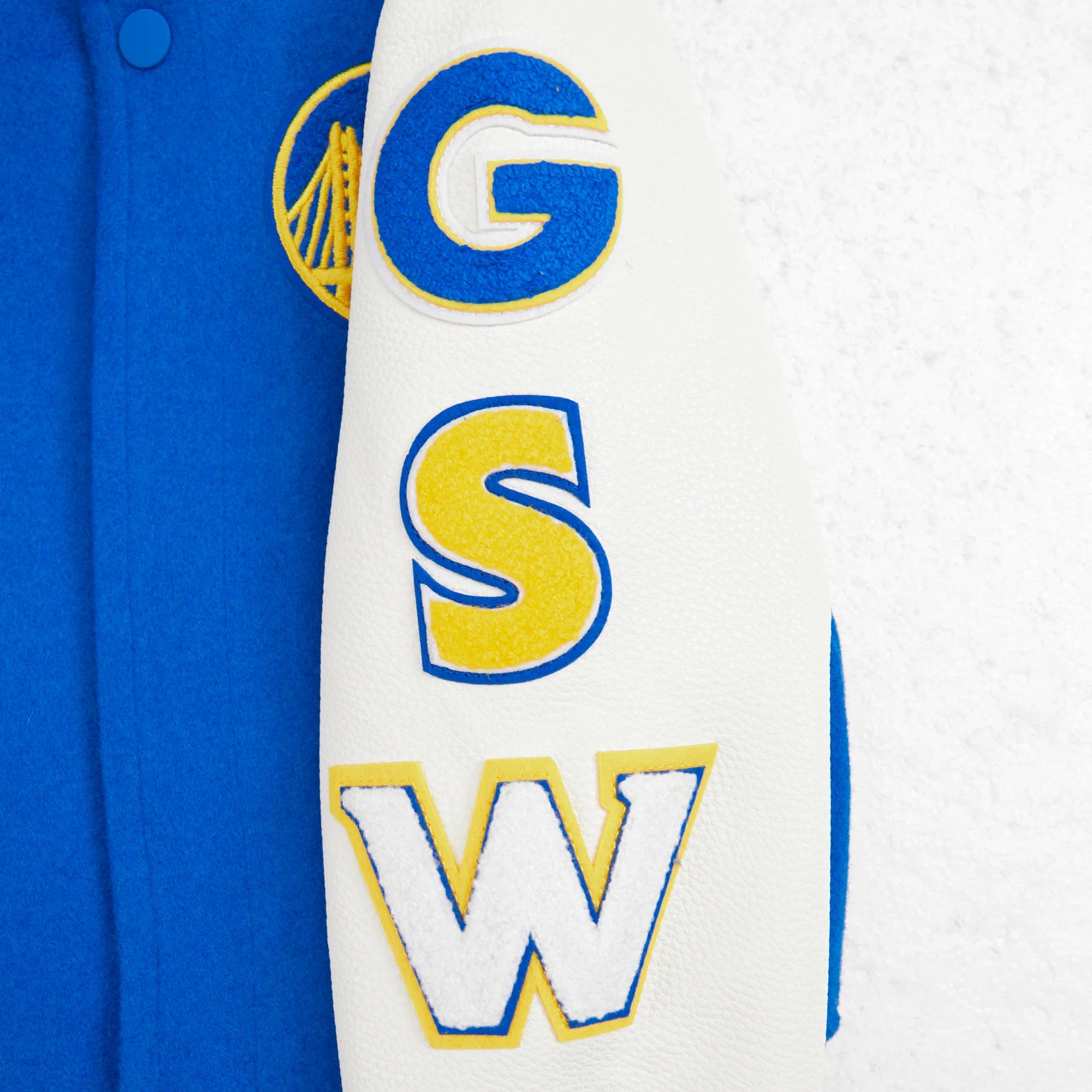 NBA GOLDEN STATE WARRIORS CLASSIC TODDLER BOYS WOOL VARSITY JACKET