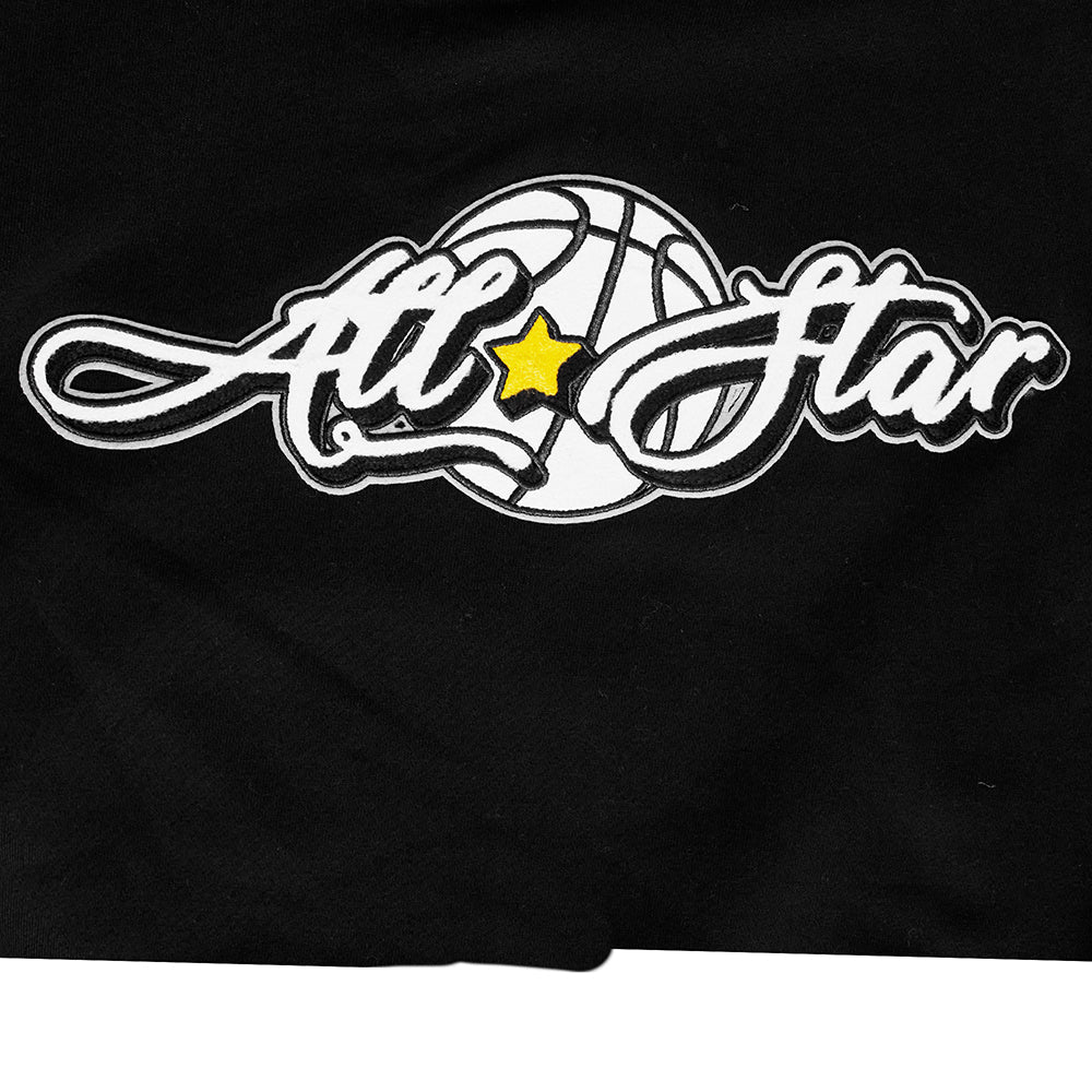 HBCU X NBA ALL STAR 2025 WOMEN'S RIB FLEECE CROPPED PULLOVER HOODIE