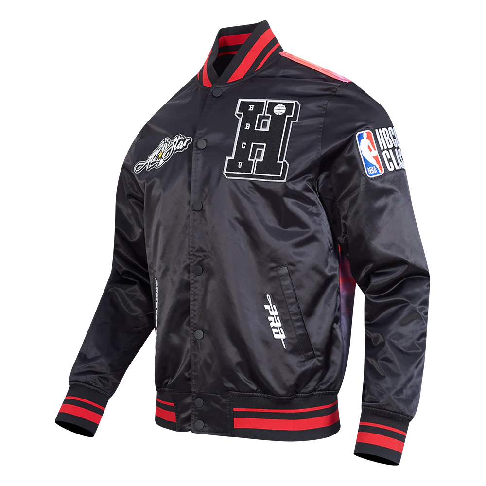HBCU X NBA ALL STAR 2025 WOMEN'S SUBLIMATED SATIN JACKET