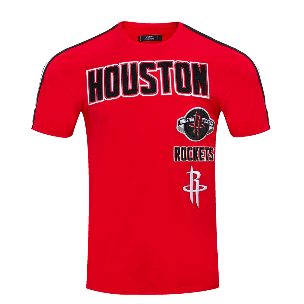 NBA HOUSTON ROCKETS RETRO CLASSIC MEN'S STRIPED TEE