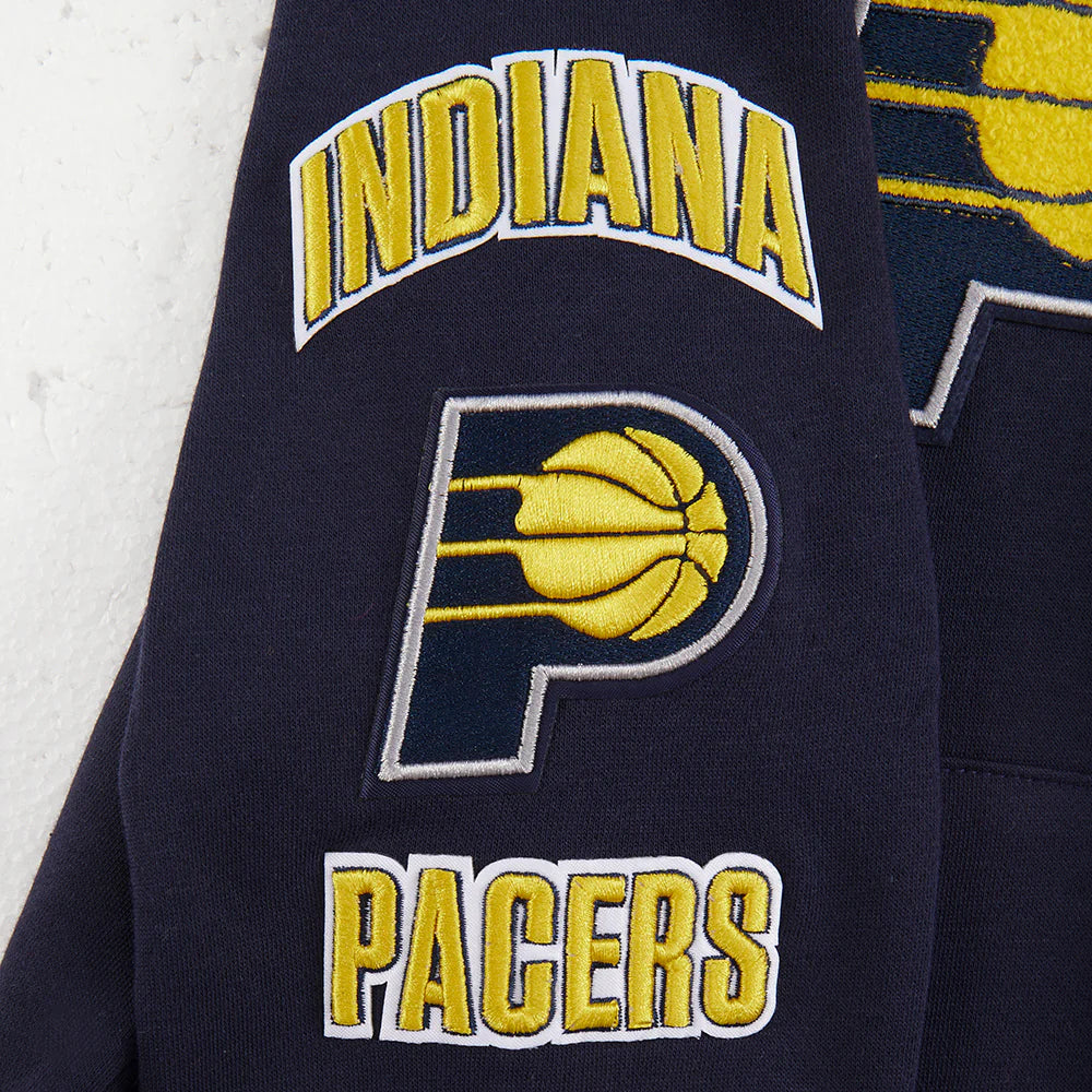 NBA INDIANA PACERS RETRO CLASSIC LITTLE BOYS RIB FLEECE PULLOVER HOODIE