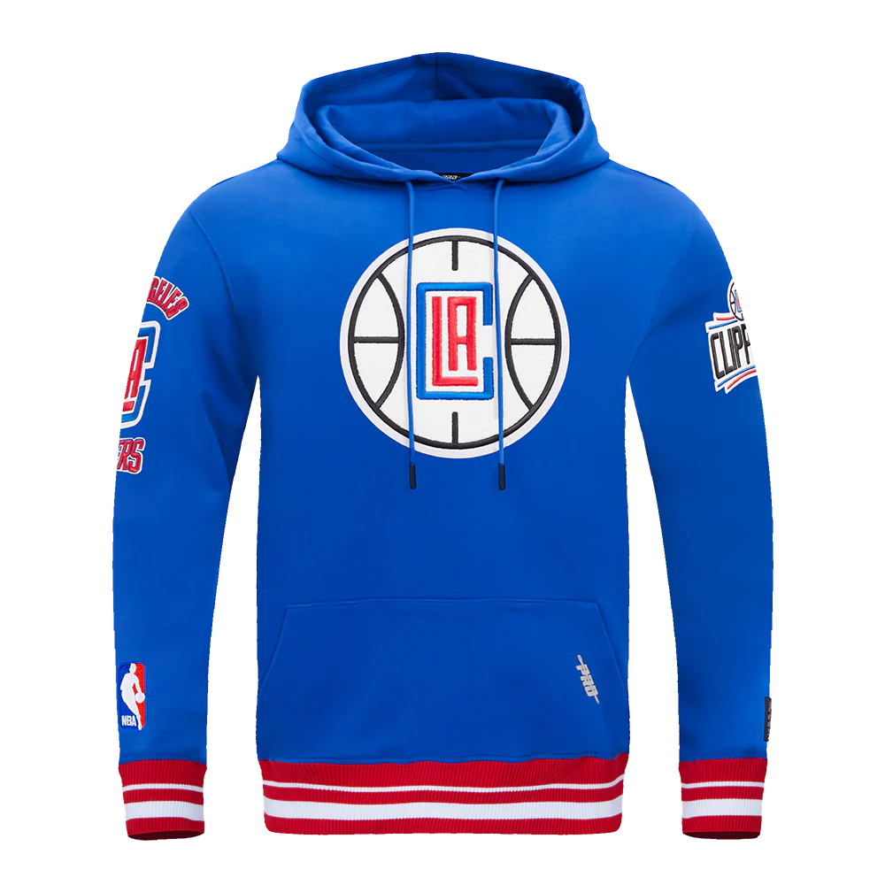 NBA LOS ANGELES CLIPPERS RETRO CLASSIC MEN'S PO HOODIE