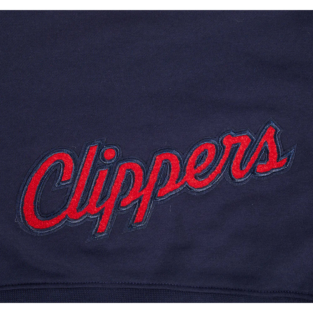 NBA LOS ANGELES CLIPPERS CLASSIC BIG GIRLS FLEECE FULL ZIP HOODIE