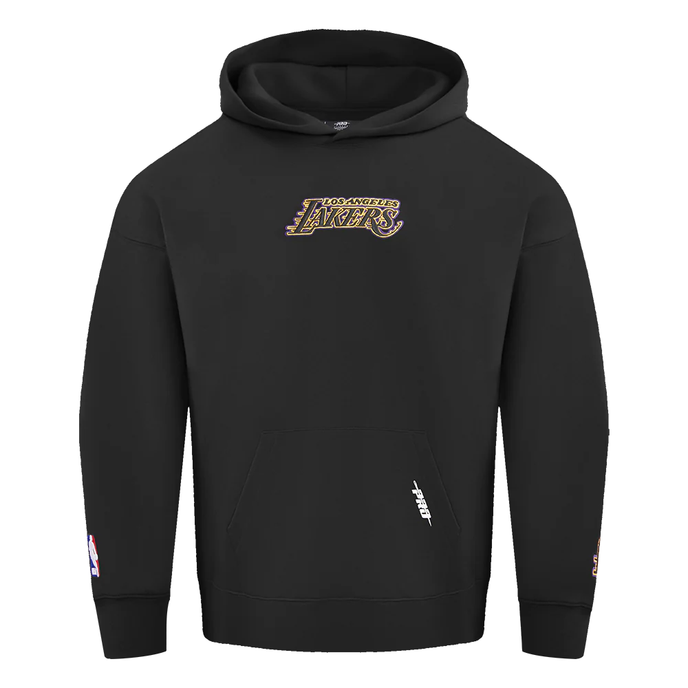 NBA LOS ANGELES LAKERS WINGSPAN MEN'S DROP SHOULDER FLEECE PULLOVER HOODIE