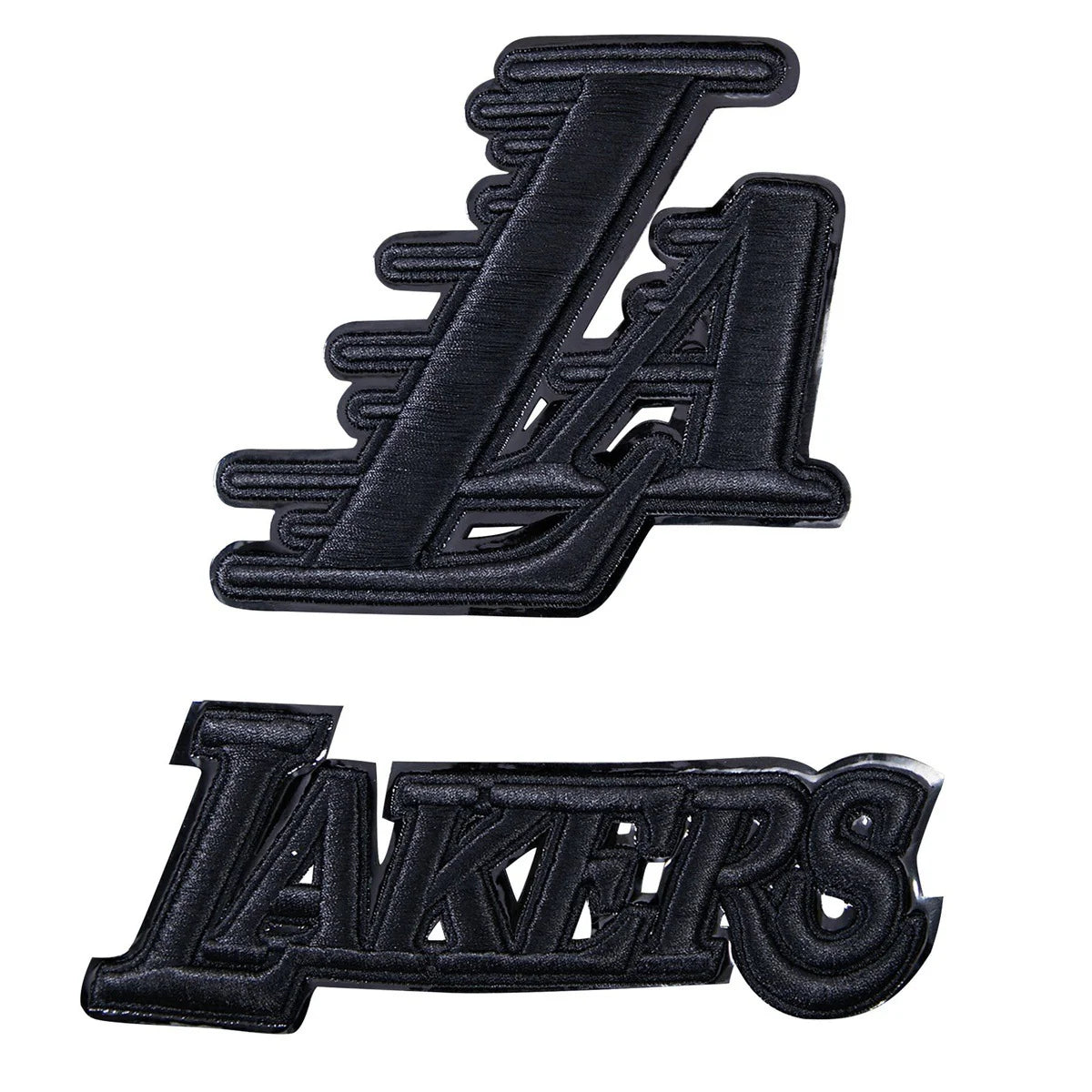 NBA LOS ANGELES LAKERS TRIPLE BLACK LOGO MEN'S PULLOVER HOODIE